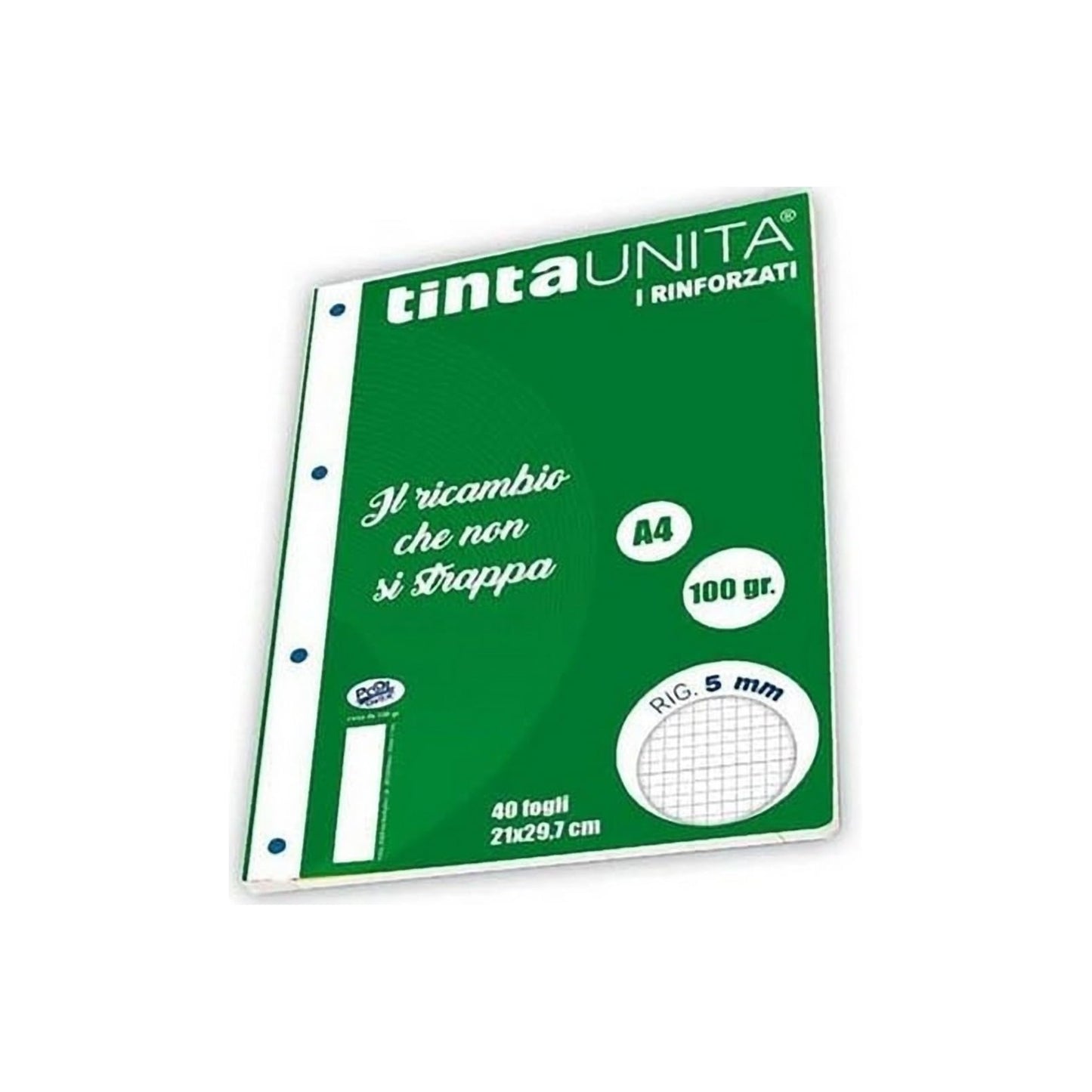 Ricambi Rinforzati Tinta Unita - Carta 100gr (Pacco da 40 fogli)