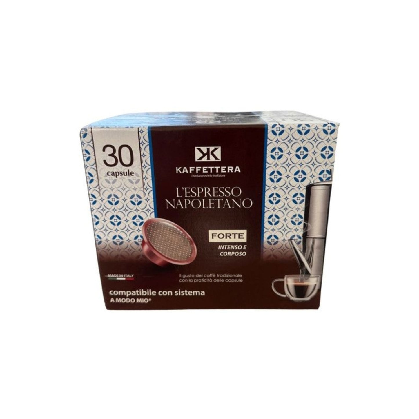 Caffè Kaffettera - Miscela INTENSO (30 Capsule compatibili A Modo Mio)
