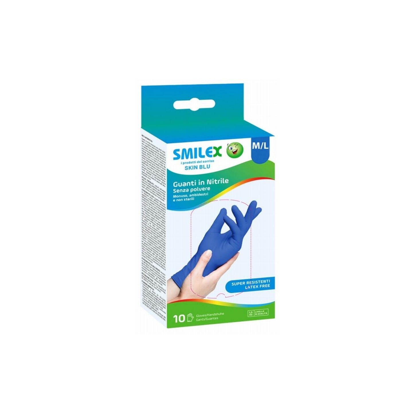 Guanti in Nitrile Senza Polvere  - Ultra Resistenti (Conf. 100pezzi)