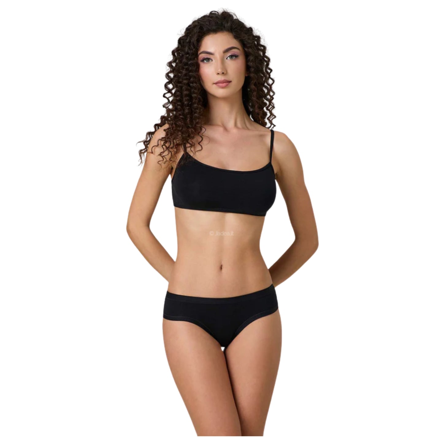 Slip Donna JADEA Art. 509 - Modello Maxi Vita Alta (Cotone)