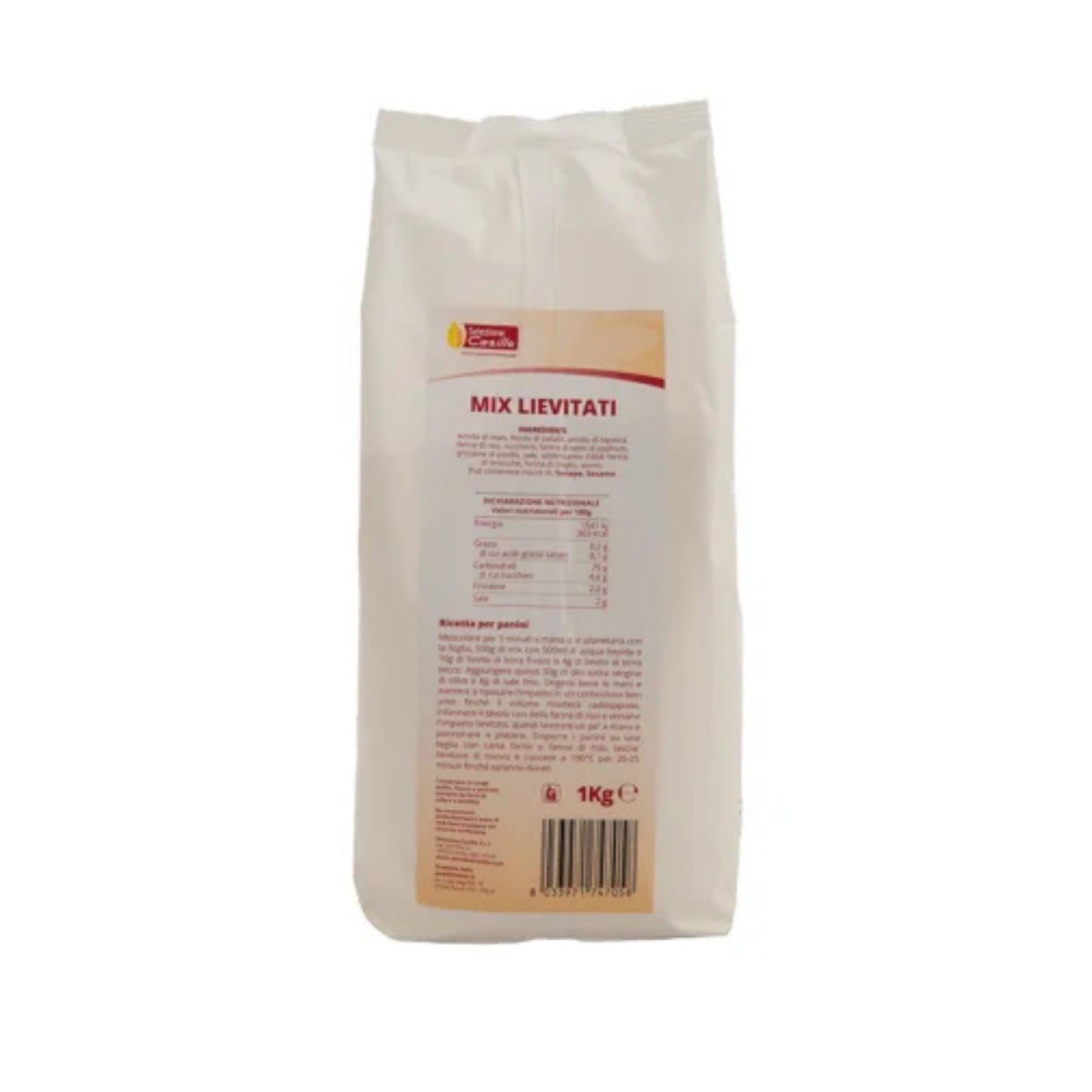 Farina Casillo Premium - Mix Senza Glutine per Lievitati (Pane,Pizza, Dolci) - 1kg