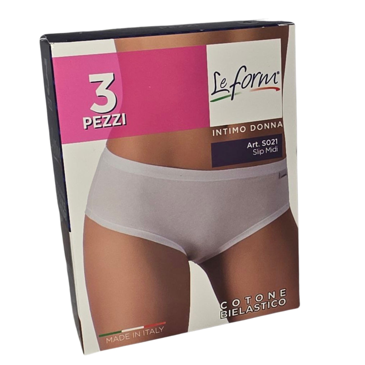 Set 3 Pezzi Intimo Donna "Le Form" in Cotone Bielastico (Made in Italy)