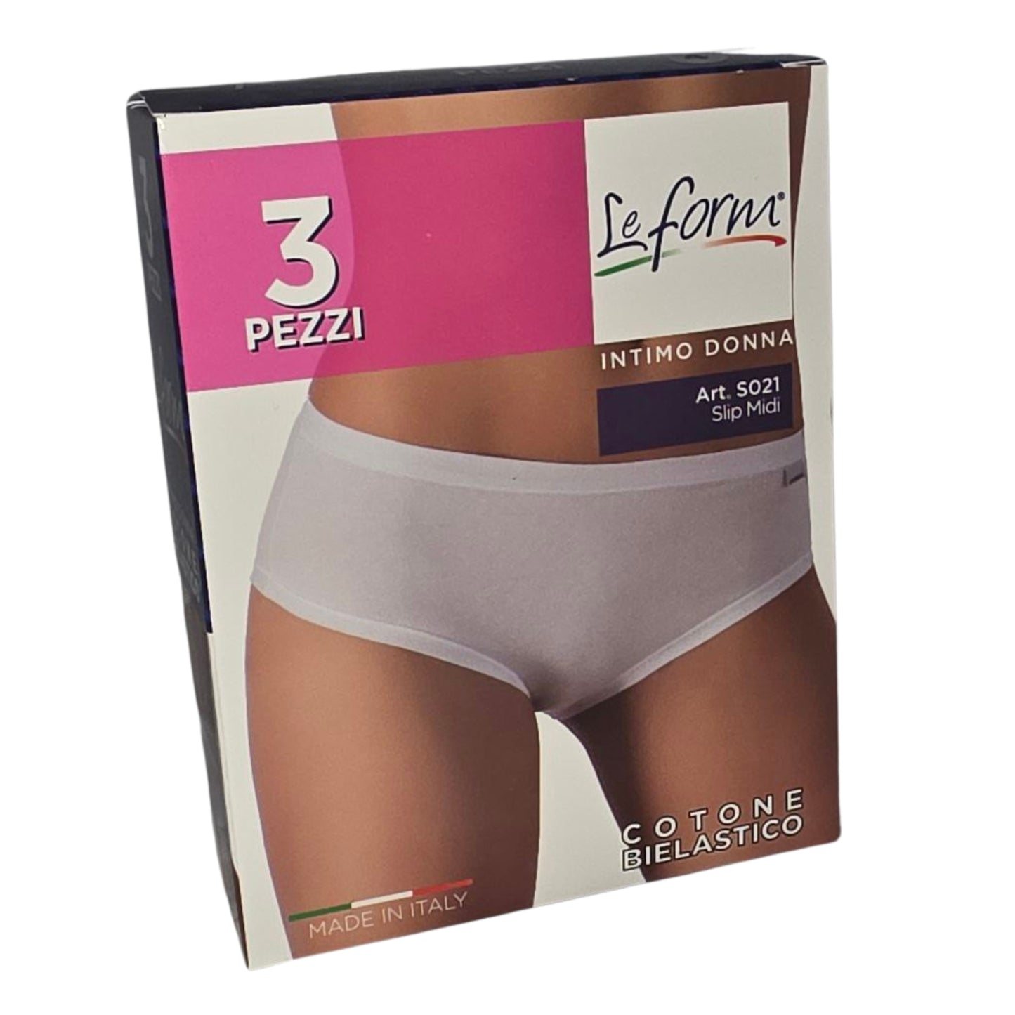 Set 3 Pezzi Intimo Donna "Le Form" in Cotone Bielastico (Made in Italy)